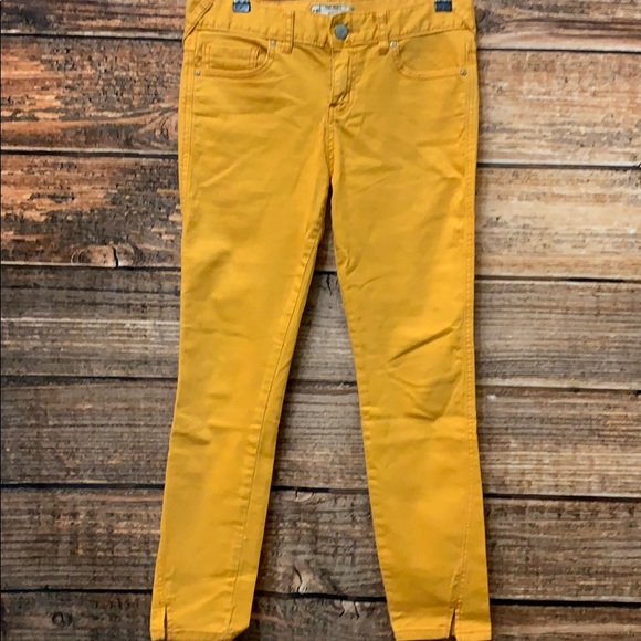 Free people Orange Cropped Skinny Jean - Picture 3 of 8